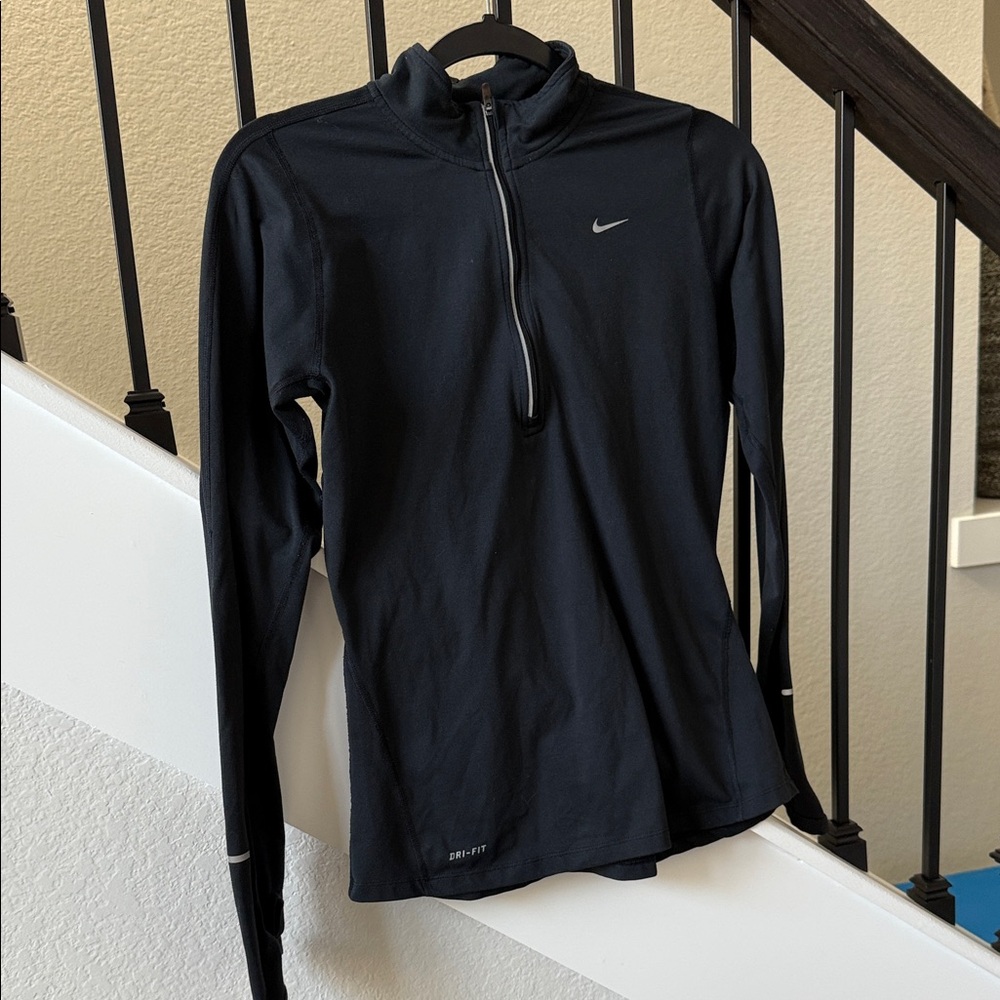 Nike Women's Black Long Sleeve Dri-FIT Tee